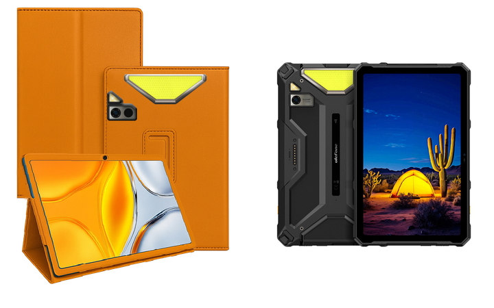 Чехол-подставка CRAYTON для Ulefone Armor Pad 4 Ultra – стиль, защита и ручная сборка, цвет Оранжевый - Фото 1 Чехол-подставка CRAYTON для Ulefone Armor Pad 4 Ultra – стиль, защита и ручная сборка, цвет Оранжевый - изображение 1