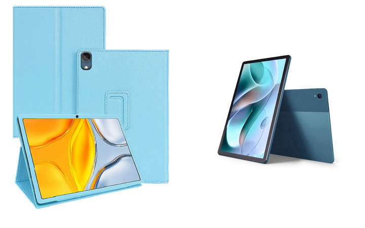 Чехол-подставка CRAYTON для Motorola Moto Tab G70 – стиль, защита и ручная сборка, цвет Голубой - Фото 1 Чехол-подставка CRAYTON для Motorola Moto Tab G70 – стиль, защита и ручная сборка, цвет Голубой - изображение 1