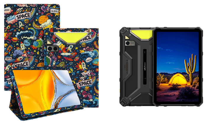Чехол-подставка CRAYTON для Ulefone Armor Pad 4 Ultra – стиль, защита и ручная сборка, цвет Космос - Фото 1 Чехол-подставка CRAYTON для Ulefone Armor Pad 4 Ultra – стиль, защита и ручная сборка, цвет Космос - изображение 1
