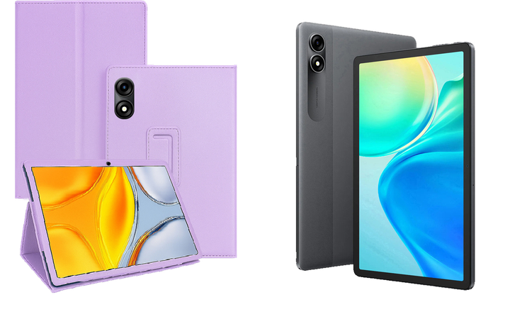 Чехол-подставка CRAYTON для Blackview Tab 90 – стиль, защита и ручная сборка, цвет Фиолетовый - Фото 1 Чехол-подставка CRAYTON для Blackview Tab 90 – стиль, защита и ручная сборка, цвет Фиолетовый - изображение 1