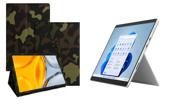 Чехол-подставка CRAYTON для Microsoft Surface Pro 8, Pro 9 – стиль, защита и ручная сборка, цвет Хаки тм - Фото 1 Чехол-подставка CRAYTON для Microsoft Surface Pro 8, Pro 9 – стиль, защита и ручная сборка, цвет Хаки тм - изображение 1