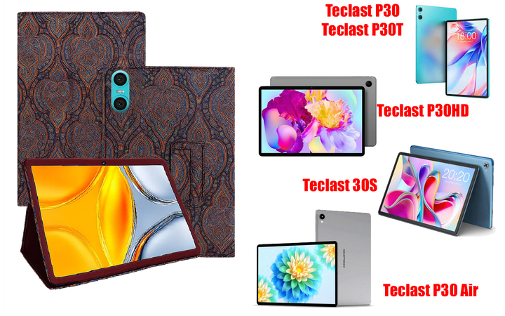 Чехол-подставка CRAYTON для Teclast P30, P30HD, P30S, P30T, P30 Air – стиль, защита и ручная сборка, цвет Пестрый - Фото 1 Чехол-подставка CRAYTON для Teclast P30, P30HD, P30S, P30T, P30 Air – стиль, защита и ручная сборка, цвет Пестрый - изображение 1