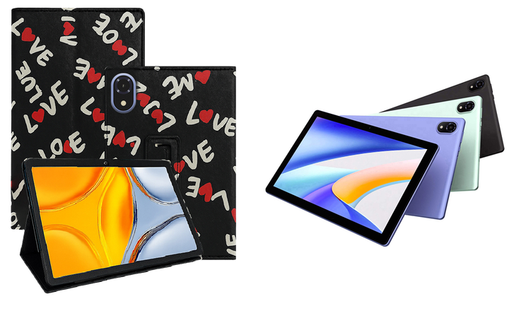 Чехол-подставка CRAYTON для DOOGEE Tab U10, U10 Pro – стиль, защита и ручная сборка, цвет Лав - Фото 1 Чехол-подставка CRAYTON для DOOGEE Tab U10, U10 Pro – стиль, защита и ручная сборка, цвет Лав - изображение 1