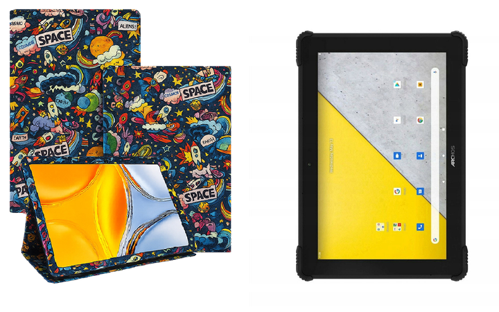 Чехол-подставка CRAYTON для Archos T101X – стиль, защита и ручная сборка, цвет Космос - Фото 1 Чехол-подставка CRAYTON для Archos T101X – стиль, защита и ручная сборка, цвет Космос - изображение 1