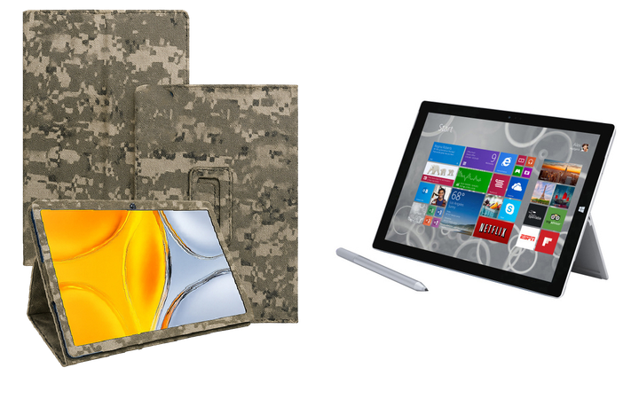 Чехол-подставка CRAYTON для Microsoft Surface Pro 2, Pro 3, Pro 4 – стиль, защита и ручная сборка, цвет Пиксель М14 - Фото 1 Чехол-подставка CRAYTON для Microsoft Surface Pro 2, Pro 3, Pro 4 – стиль, защита и ручная сборка, цвет Пиксель М14 - изображение 1