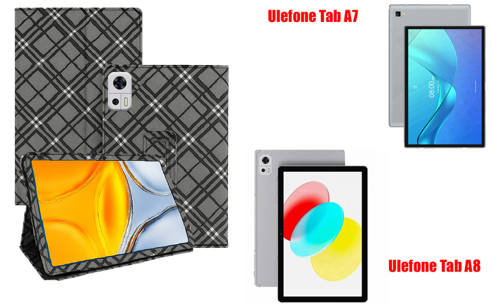Чехол-подставка CRAYTON для Ulefone Tab A7, Tab A8 – стиль, защита и ручная сборка, цвет Клетка - Фото 1 Чехол-подставка CRAYTON для Ulefone Tab A7, Tab A8 – стиль, защита и ручная сборка, цвет Клетка - изображение 1