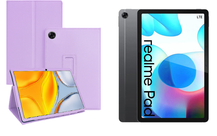 Чохол-підставка CRAYTON для Realme Pad 10.4 – стиль, захист і ручна збірка, колір Фіолетовий - Фото 1 Чохол-підставка CRAYTON для Realme Pad 10.4 – стиль, захист і ручна збірка, колір Фіолетовий - зображення 1
