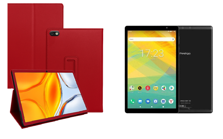 Чехол-подставка CRAYTON для Prestigio Grace 4891, Grace 4991 – стиль, защита и ручная сборка, цвет Красный - Фото 1 Чехол-подставка CRAYTON для Prestigio Grace 4891, Grace 4991 – стиль, защита и ручная сборка, цвет Красный - изображение 1