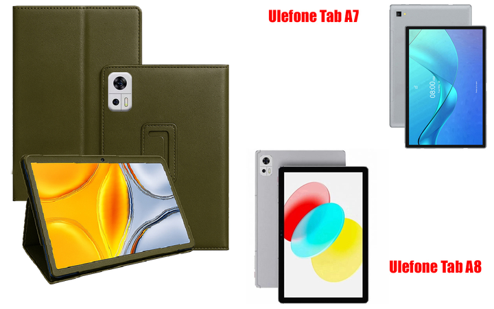 Чехол-подставка CRAYTON для Ulefone Tab A7, Tab A8 – стиль, защита и ручная сборка, цвет Оливковый - Фото 1 Чехол-подставка CRAYTON для Ulefone Tab A7, Tab A8 – стиль, защита и ручная сборка, цвет Оливковый - изображение 1