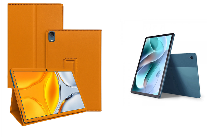 Чехол-подставка CRAYTON для Motorola Moto Tab G70 – стиль, защита и ручная сборка, цвет Оранжевый - Фото 1 Чехол-подставка CRAYTON для Motorola Moto Tab G70 – стиль, защита и ручная сборка, цвет Оранжевый - изображение 1