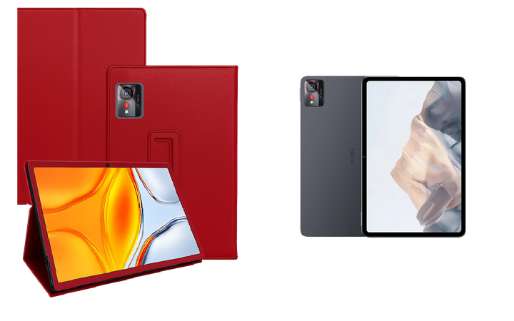 Чехол-подставка CRAYTON для ZTE Nubia Pad Pro – стиль, защита и ручная сборка, цвет Красный - Фото 1 Чехол-подставка CRAYTON для ZTE Nubia Pad Pro – стиль, защита и ручная сборка, цвет Красный - изображение 1