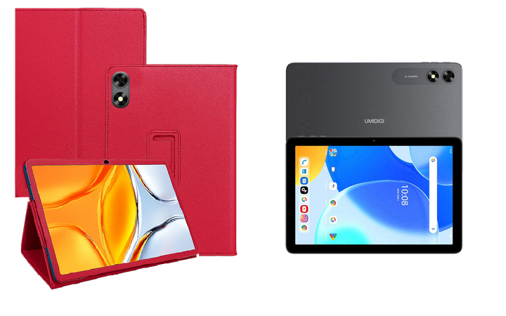 Чехол-подставка CRAYTON для UMIDIGI G3 Tab Ultra – стиль, защита и ручная сборка, цвет Малиновый - Фото 1 Чехол-подставка CRAYTON для UMIDIGI G3 Tab Ultra – стиль, защита и ручная сборка, цвет Малиновый - изображение 1