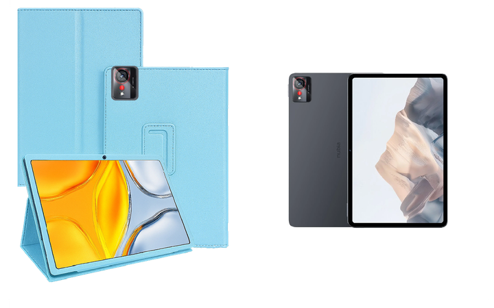 Чехол-подставка CRAYTON для ZTE Nubia Pad Pro – стиль, защита и ручная сборка, цвет Голубой - Фото 1 Чехол-подставка CRAYTON для ZTE Nubia Pad Pro – стиль, защита и ручная сборка, цвет Голубой - изображение 1