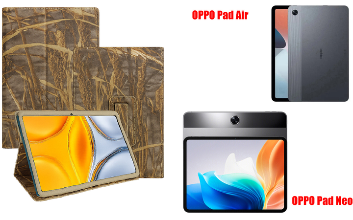 Чохол-підставка CRAYTON для OPPO Pad Air, Pad Neo – стиль, захист і ручна збірка, колір Камиш - Фото 1 Чохол-підставка CRAYTON для OPPO Pad Air, Pad Neo – стиль, захист і ручна збірка, колір Камиш - зображення 1