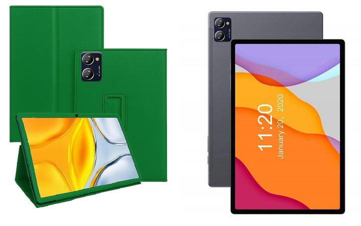 Чохол-підставка CRAYTON для CHUWI HiPad X Pro, HiPad XPro (2022) – стиль, захист і ручна збірка, колір Зелений тм - Фото 1 Чохол-підставка CRAYTON для CHUWI HiPad X Pro, HiPad XPro (2022) – стиль, захист і ручна збірка, колір Зелений тм - зображення 1
