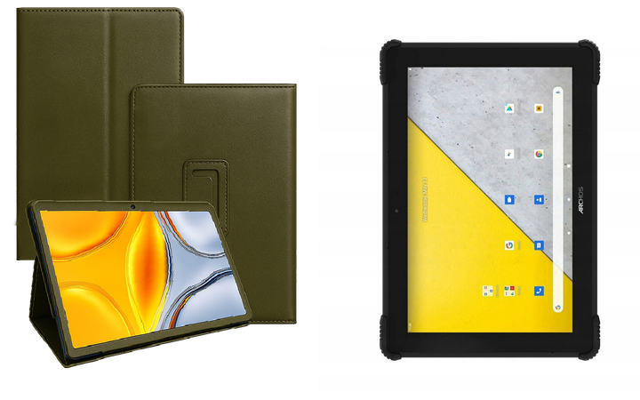 Чехол-подставка CRAYTON для Archos T101X – стиль, защита и ручная сборка, цвет Оливковый - Фото 1 Чехол-подставка CRAYTON для Archos T101X – стиль, защита и ручная сборка, цвет Оливковый - изображение 1