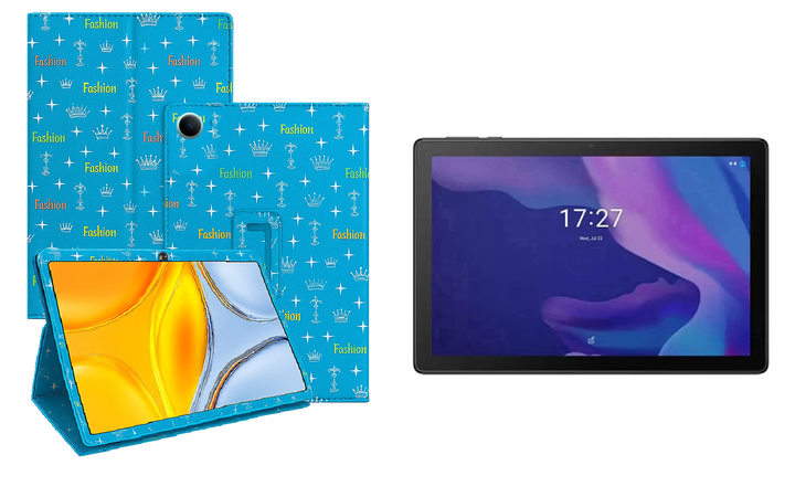 Чехол-подставка CRAYTON для Alcatel TKEE MAX (8095) – стиль, защита и ручная сборка, цвет Фэшн синий - Фото 1 Чехол-подставка CRAYTON для Alcatel TKEE MAX (8095) – стиль, защита и ручная сборка, цвет Фэшн синий - изображение 1