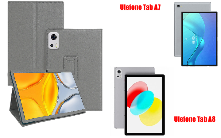 Чехол-подставка CRAYTON для Ulefone Tab A7, Tab A8 – стиль, защита и ручная сборка, цвет Серый тм - Фото 1 Чехол-подставка CRAYTON для Ulefone Tab A7, Tab A8 – стиль, защита и ручная сборка, цвет Серый тм - изображение 1