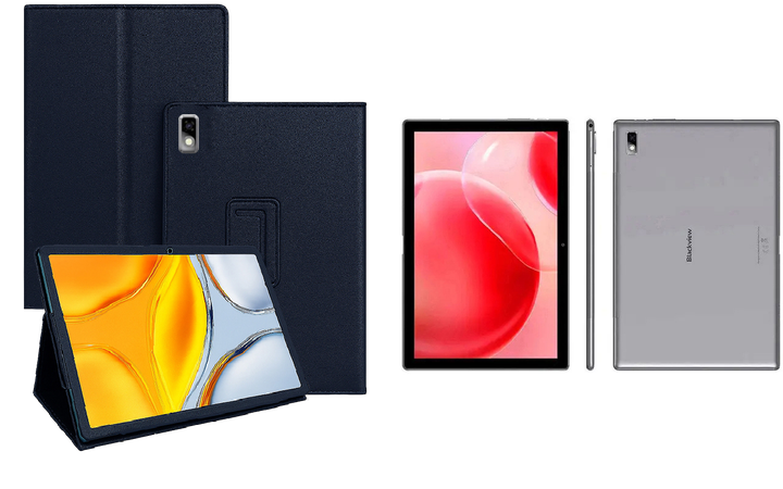 Чехол-подставка CRAYTON для Blackview Tab 9 – стиль, защита и ручная сборка, цвет Синий тм - Фото 1 Чехол-подставка CRAYTON для Blackview Tab 9 – стиль, защита и ручная сборка, цвет Синий тм - изображение 1