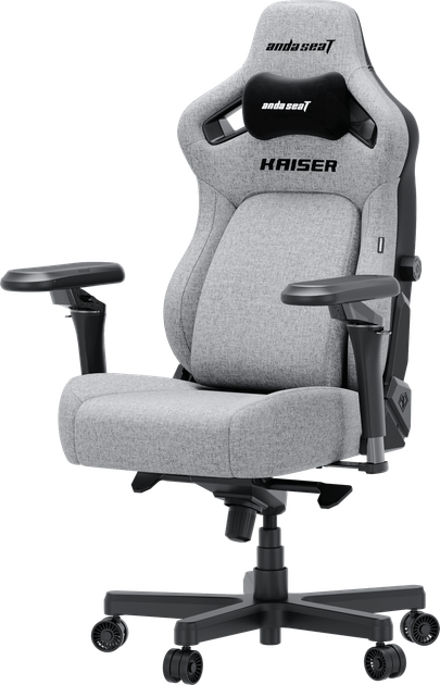 Крісло ігрове Anda Seat Kaiser 4 V2 Size XL Gray Fabric (AD12YDDC-XLL-20-G-CF-03) - зображення 3