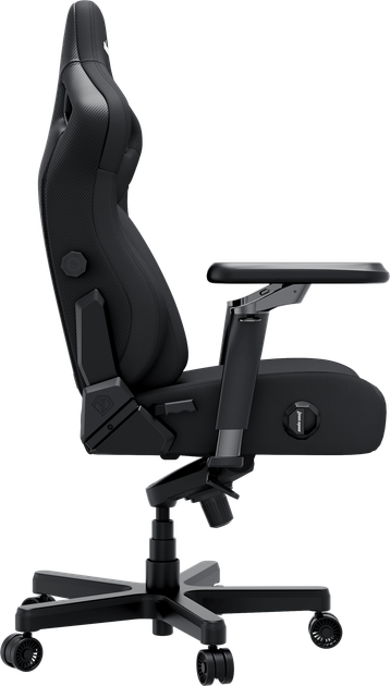 Fotel gamingowy Anda Seat Kaiser 4 V2 Size XL Black Fabric (AD12YDDC-XLL-20-B-CF-03) - obraz 5