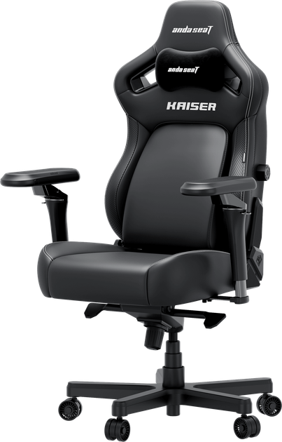 Fotel gamingowy Anda Seat Kaiser 4 V2 Size XL Black PVC (AD12YDDC-XLL-20-B-PV/C-03) - obraz 3