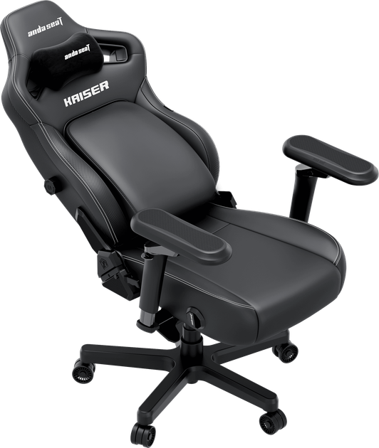 Fotel gamingowy Anda Seat Kaiser 4 V2 Size XL Black PVC (AD12YDDC-XLL-20-B-PV/C-03) - obraz 7