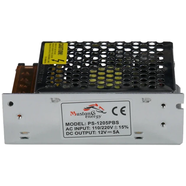 Блок питания Mustang Energy PS-1205PBS 12В 5А - изображение 2