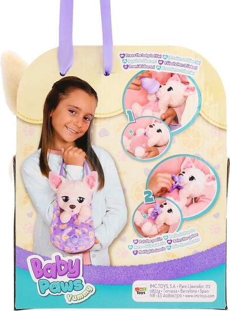Interaktywna zabawka Baby Paws Yummy Chihuahua z akcesoriami (926370IM) - obraz 6