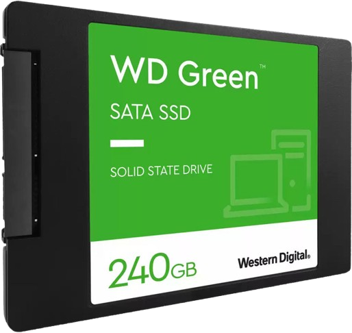 SSD 2.5" накопичувач WD Green 240GB (WDS240G3G0A) - Фото 1 SSD 2.5" накопичувач WD Green 240GB (WDS240G3G0A) - изображение 1