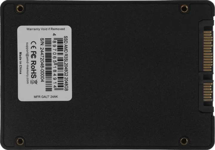 SSD диск AMD Radeon R3 2TB 2.5" SATA III 3D NAND TLC (R3SL2048G2) - Фото 3 SSD диск AMD Radeon R3 2TB 2.5" SATA III 3D NAND TLC (R3SL2048G2) - изображение 3