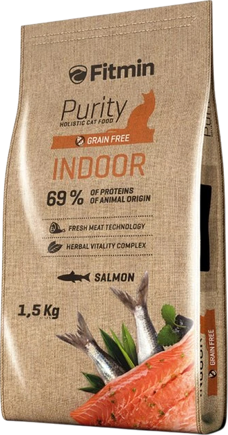 Сухий корм для кішок Fitmin Cat Purity Indoor - 1.5 кг (8595237013555) - зображення 1