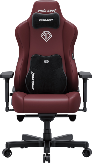 Fotel gamingowy Anda Seat Kaiser 3E Size XL Maroon PVC (AD23YC-XL-09-A-PV/C-A01) - obraz 1