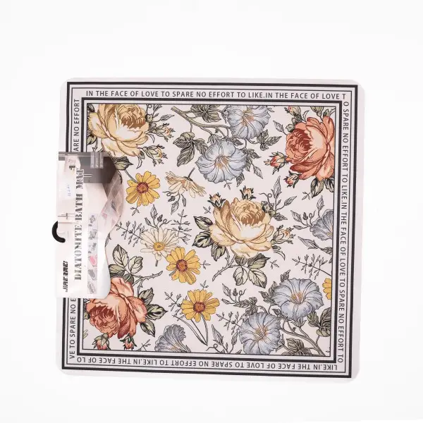Килимок захисний на пральну машинку 58*57 см,flowers(HP-42-2ML)(WB) - Фото 3 Килимок захисний на пральну машинку 58*57 см,flowers(HP-42-2ML)(WB) - изображение 3