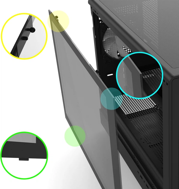 Корпус Zalman M5 Black (M5BLACK) - зображення 17