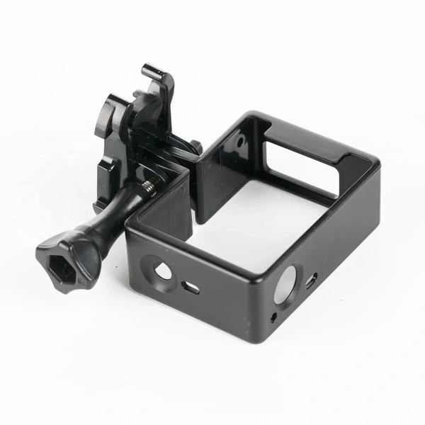 Защитный чехол рамка для экшн камеры GoPro Hero 3/3+/4 и крепление защелка с винтом (68115) - изображение 5