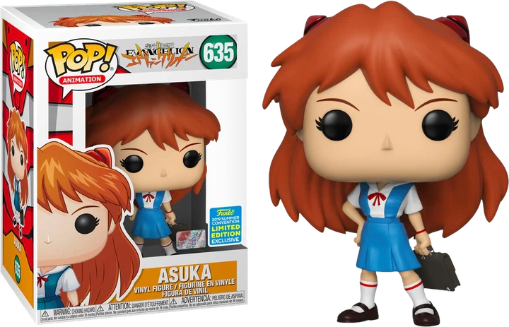 Фигурка Funko Pop Фанко Поп Евангелион Аска Лэнггли Evangelion Asuka Langley 10 см Аниме Е AL 635 - изображение 2