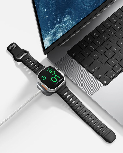 Кабель Nomad USB-C Kevlar Universal White для Apple Watch 1.5 м - Фото 5 Кабель Nomad USB-C Kevlar Universal White для Apple Watch 1.5 м - изображение 5