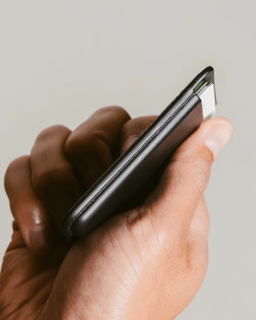 Кожаный кошелек Nomad Mag с Find My Horween Tracking Black - изображение 12