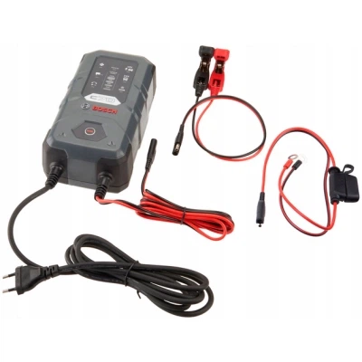 Зарядное устройство Bosch для аккумулятора авто 12V/6V, авто зарядка - изображение 2