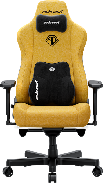 Крісло ігрове Anda Seat Kaiser 3E XL Bright Yellow Fabric (AD23YC-XL-09-Y-CF-Y01) - зображення 1