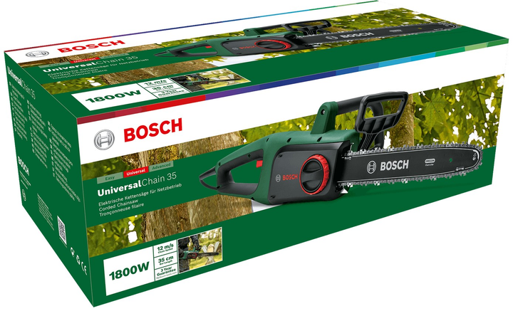 Piła łańcuchowa elektryczna Bosch UniversalChain 35 1800 W (06008B8303) - obraz 1