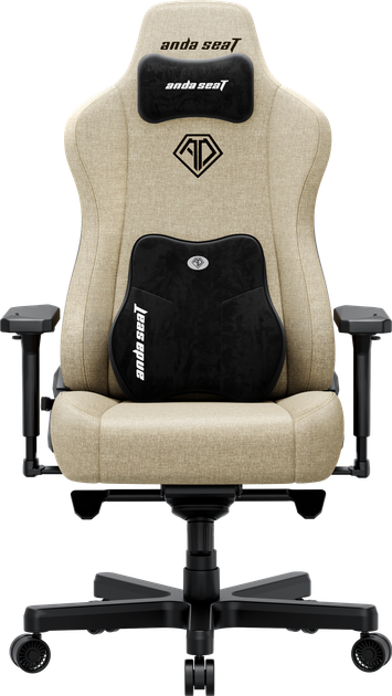 Fotel gamingowy Anda Seat Kaiser 3E XL Beige Fabric (AD23YC-XL-09-I-CF-I01) - obraz 1