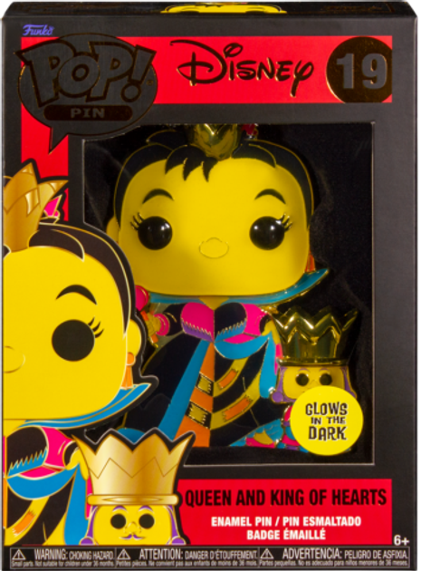 Значок Funko Pop! Disney Alice - Queen and King of Hearts #19 10 см (671803453029) - зображення 1