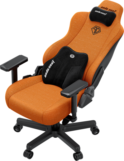 Fotel gamingowy Anda Seat Kaiser 3E XL Orange Fabric (AD23YC-XL-09-O-CF-O01) - obraz 7