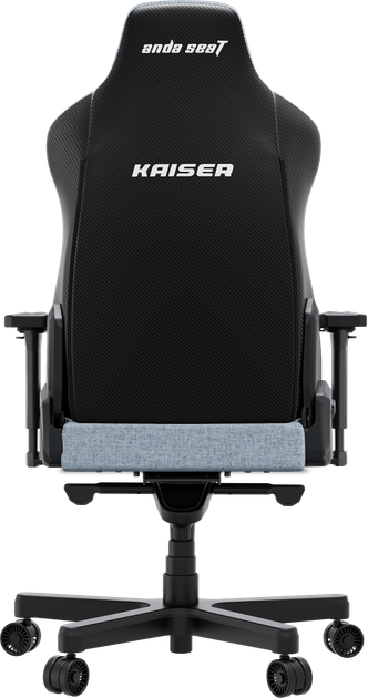 Fotel gamingowy Anda Seat Kaiser 3E XL Gray Blue Fabric (AD23YC-XL-09-T-CF-T01) - obraz 3