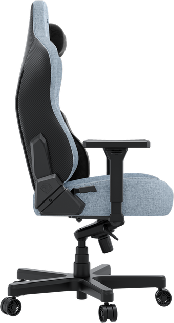 Fotel gamingowy Anda Seat Kaiser 3E XL Gray Blue Fabric (AD23YC-XL-09-T-CF-T01) - obraz 4