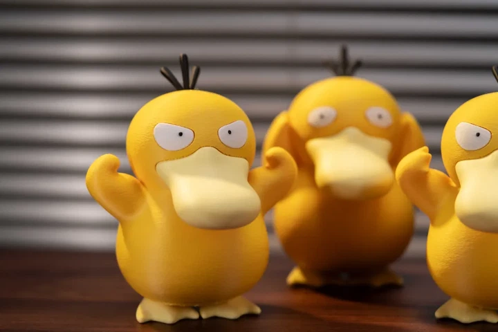 Набір колекційних друкованих фігурок Покемон Psyduck 3 шт (Псайдак) для фанатів аніме. Aivory - Фото 5 Набір колекційних друкованих фігурок Покемон Psyduck 3 шт (Псайдак) для фанатів аніме. Aivory - изображение 5
