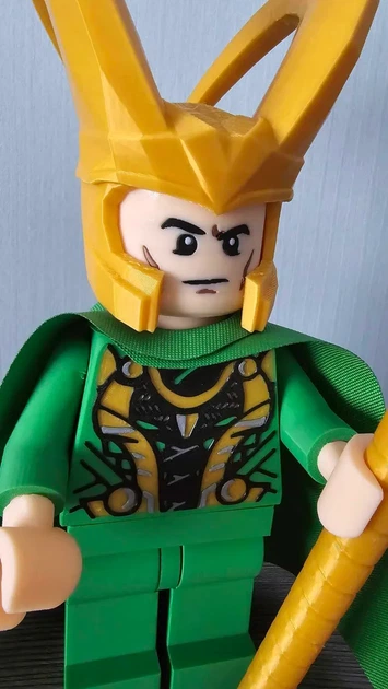 Колекційна друкована фігурка Локі (Loki) у стилі LEGO. Aivory - Фото 4 Колекційна друкована фігурка Локі (Loki) у стилі LEGO. Aivory - изображение 4