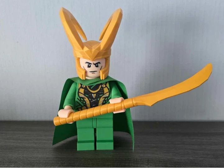 Колекційна друкована фігурка Локі (Loki) у стилі LEGO. Aivory - Фото 7 Колекційна друкована фігурка Локі (Loki) у стилі LEGO. Aivory - изображение 7